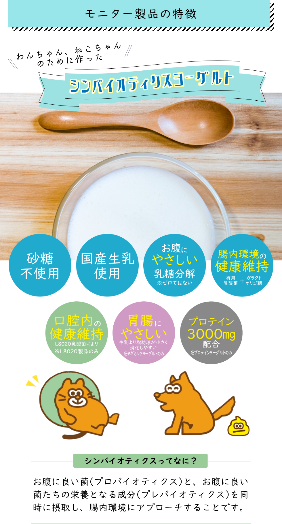 シンバイオティクスヨーグルト